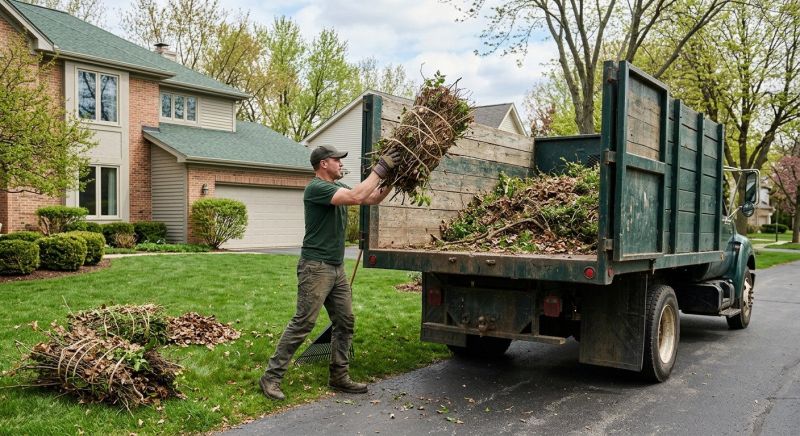 Lawn Debris Cleanup in Ventura County, CA